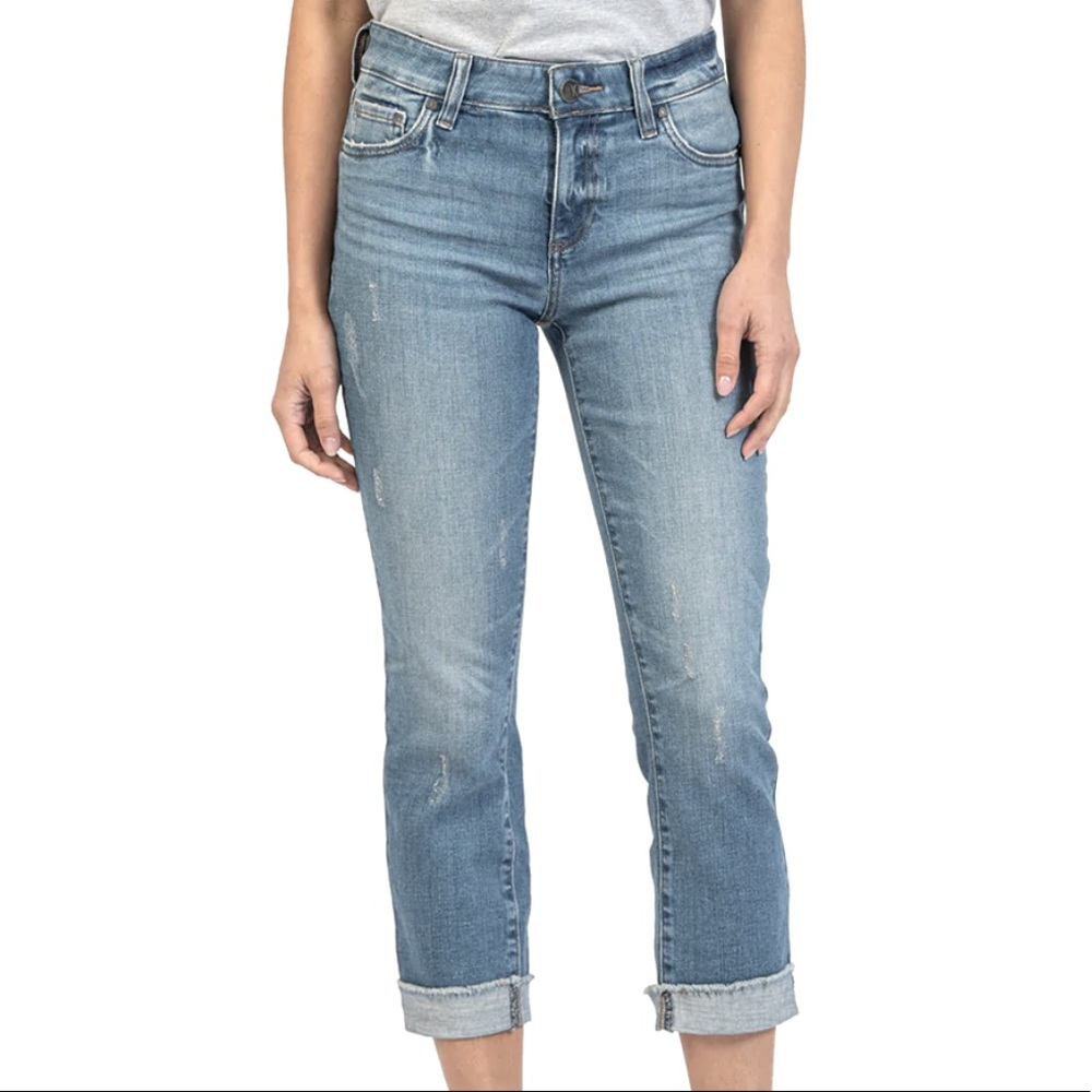 Kut from Kloth Cropped straight jean with cuff